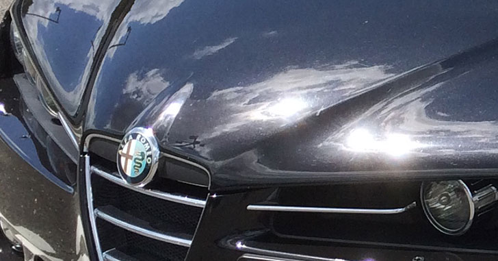 アルファロメオ 155 2 0 ツインスパーク 試乗評価 個性的でカッコいい外観と アルファらしいスポーティな乗り味が魅力 E 167a2a 秋ろーの自動車ガイド